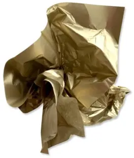 Guld silkepapir