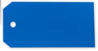 Manillamærker - 6 x 12 mm - Blå
