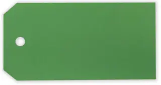 Manillamærker - 6 x 12 mm - Grøn