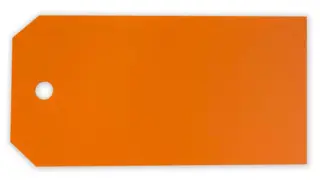 Manillamærker - 6 x 12 mm - Orange