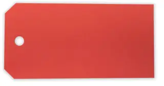 Manillamærker - 6 x 12 mm - Rød