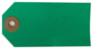Manillamærker 4 x 8 cm - Grøn