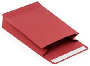 Papir postordrepose rød 320 x 450 x 80 mm A3