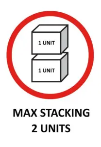 MAX stacking ( 2 UNITS ) etiket