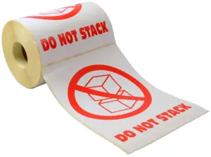 ETIKET Do not stack